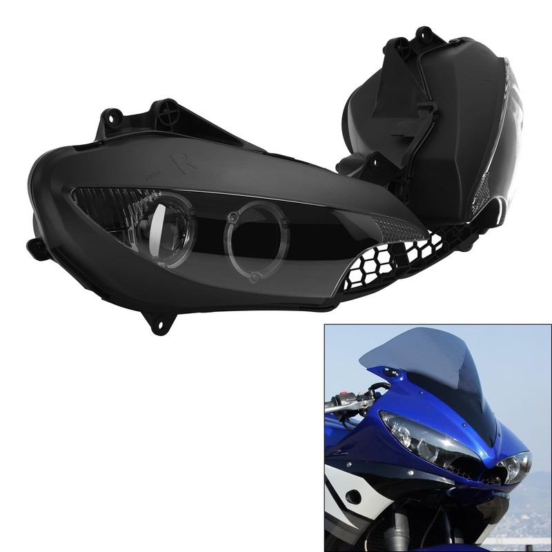 TCMT Headlight Head Lamp Assembly Fit For Yamaha YZF R6