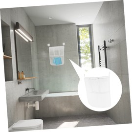 COLLBATH Hanging Laundry Hamper Mesh Bag Mesh Laundry Bags for Clothes Bathroom Storage Organizer Folding Laundry Bag for Dirty Clothes Lightweight Mesh Pouch for Easy Use