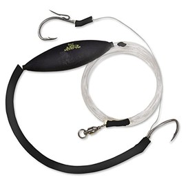 Black Cat U-float leader for catfish fishing, 200 cm, anti-tangle rig