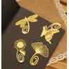 yueton Pack of 8 Cute Cartoon Art Feather Butterfly Dragonfly