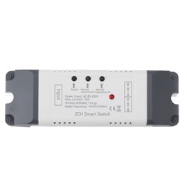 Wireless Remote Control Module 2200W 3 Mode 2 Channel 433.92mhz Timer Tap Interlock Remote Control Module 85V‑