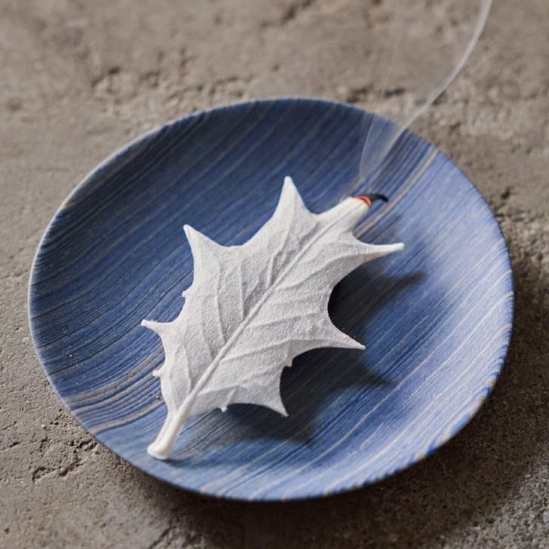 HAKO Leaf Incense, Hako, Winter, 5 Pieces, Paulownia Box, 1712,