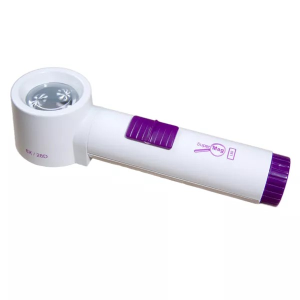 Magnifying Aids 8X / 32D SuperMag LED Lighted Hand Held