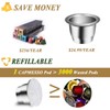 CAPMESSO Reusable Espresso Capsules Refillable Coffee Pod Stainless Steel Cups