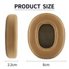 Ohrpolster für Skullcandy Crusher Wireless/Crusher EVO/Crusher ANC/Hesh3 Ersatz-Ohrpolster (Light Coffee)