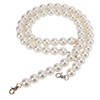 2Pcs Pearl Bead Bag Chain 60cm Workmanship Easily Install Detachable