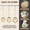 Acellegic 4 Pcs Gold Kitchen Accessories Includes Stainless Steel Colander