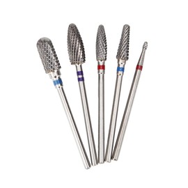 Beavorty Tungsten Steel Nail Grinding Head Drill Bit Tools for Nail Art Machine and Removing Dead Skin