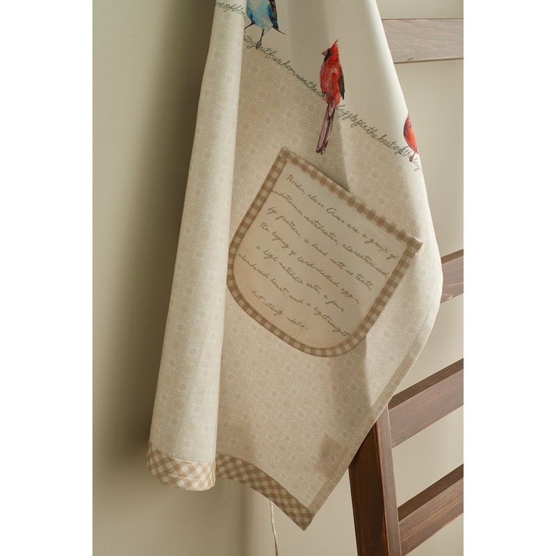 Maison d' Hermine Cloth Apron 100% Cotton (70 cm x