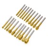 20pcs Rotary Bits Burr Set with 1/8 inch Shank for