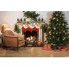CCINEE Christmas Stockings for Christmas DIY Accessories Hanging Red Non-woven