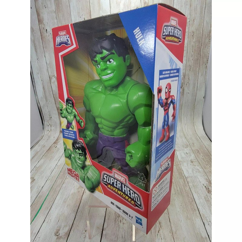 Playskool Heroes Mega Mighties Hulk Posable Figure Super Hero NEW!!