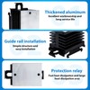 Telituny Single Phase Solid State Relay, Aluminium Heatsink SSR Dissipation,