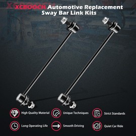 XCBOOCH K750523 Front Sway Bar Links 2pcs Compatible with Hyundai for Accent for Elantra for Tucson for Veloster, for Kia for Forte for Rio for Soul for Sportage