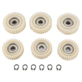 FVZWKHD 6PCS 47.5x13mm 41.5x11mm Oblique Planetary Gear 35 31 Teeth Helical Gears with 7.94mm Bearings for E-Bike Hub Motor Part