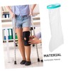 Healeved Leg Cast Shower Bag Transparent Foot Cover for Adults