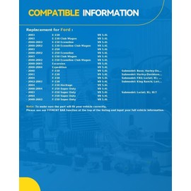 PHILTOP HS9790PT-15 ES72798 Head Gasket Set Fit for 2000-2004 F150/Expedition/F250 Super Duty,2000-2002 E250 Econoline/E350 Econoline Club Wagon,Head Gasket kit