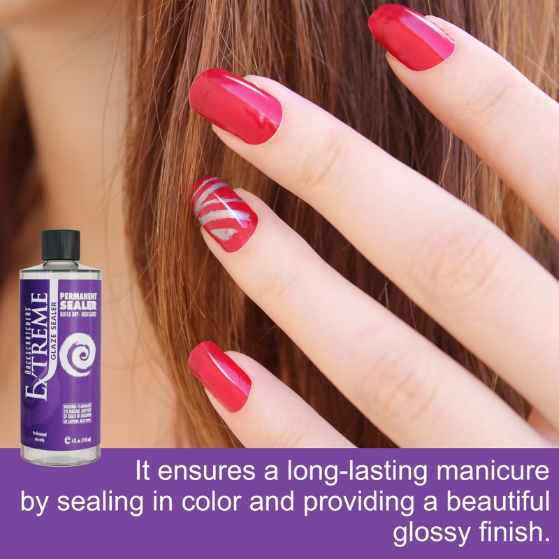 Backscratchers Extreme Permanent Glaze Sealer - Clear Permanent Top Coat