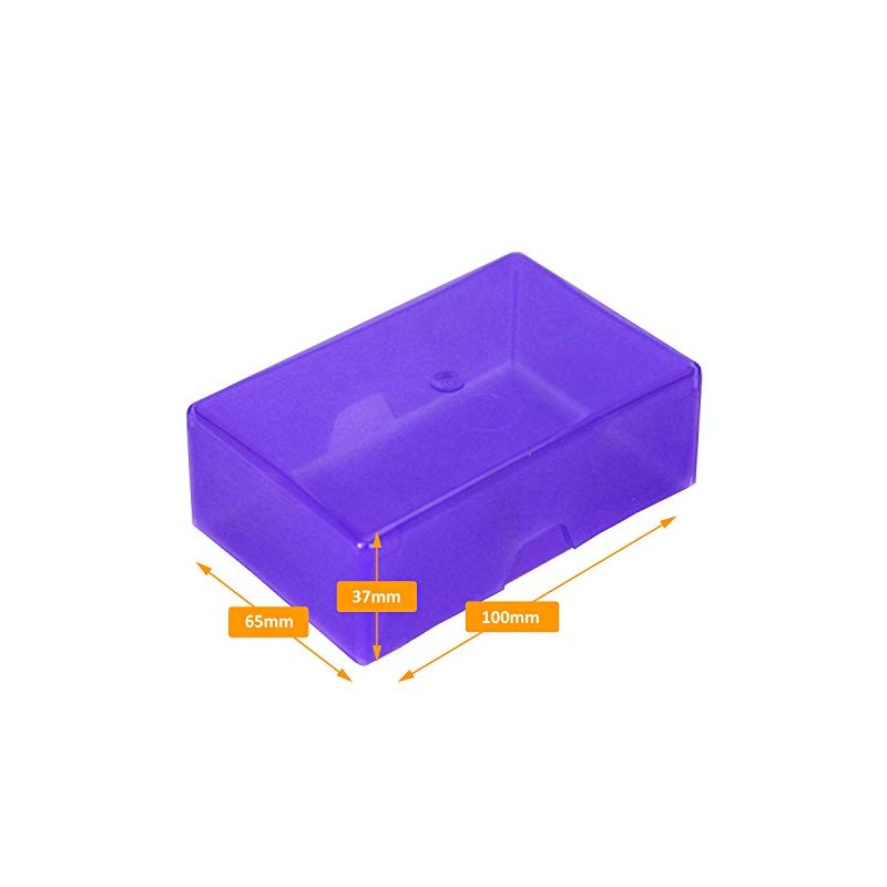 WestonBoxes, Hobby Boxes, Small Plastic Storage Boxes for Arts &