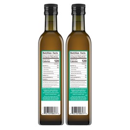 Primal Kitchen Organic Extra Virgin Olive Oil, NAOOA Certified for quality and purity, 16.9 Fluid Ounces, Pack of 2