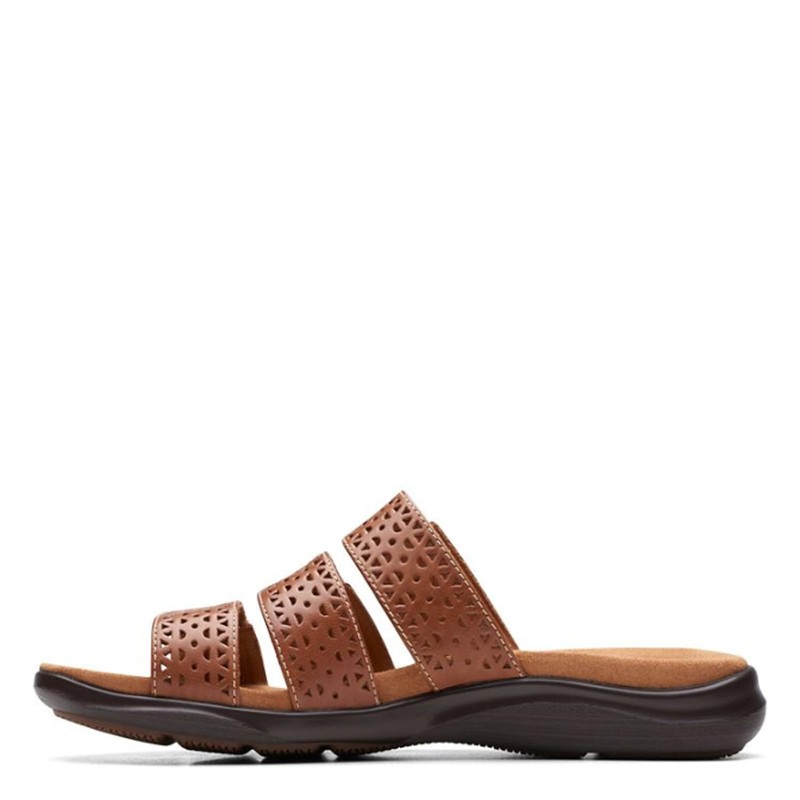 Clarks Kitly Walk Tan Leather 8 B (M)