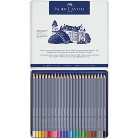 Faber-Castell Creative Studio Goldfaber Watercolor Pencils (24 Count)