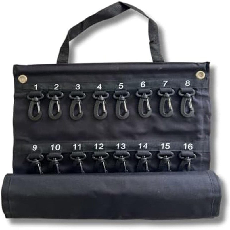 Versatile Roll-Up Key Storage Box, Weatherproof Portable Storage Box, Holds