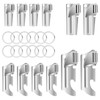 12 Pieces Military Style Can Openers with Key Rings, Anglecai