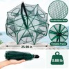 65cm 8-Hole Foldable Fishing Net for Shrimp, Crayfish & Small