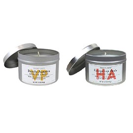 Trader Joe's Autumn Candle Duo: Honey Crisp Apple Candle and Vanilla Pumpkin Candle