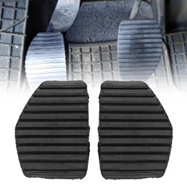Fußstütze Pedalkappen,2pcs Gummi Abdeckung Bremspedal,Pedalbelag für Auto,Gummi Padabdeckung,Kupplungspedal Bremspedal Bremspedalauflage Kupplung Gummi Pedal Pedalbelag