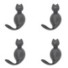RIXIGOOD Decorative Wall Hooks Cute Cat, Coat Hooks Wall Mount