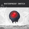 mankk 4PCS Waterproof Rocker Switch 12V Round Toggle Switch SPST