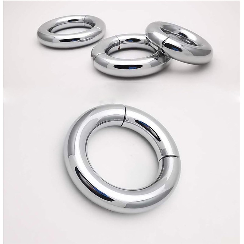 Men's Metal Magnetic Ring, Stretching Exercise Magnetic Ring-A357 (40mm)