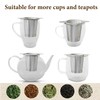 304 Stainless Steel Tea Strainer with Lid and Double Handles