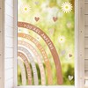 Watercolor Rainbow Window Decals Kids Inspirational Window Decal Double Sided