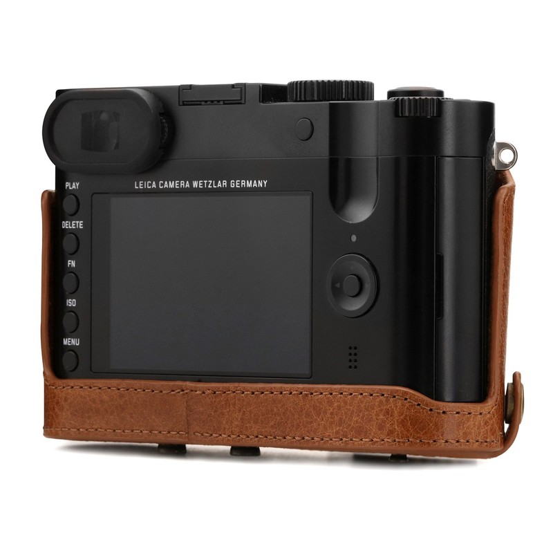MegaGear Ever Ready Genuine Leather Camera Case compatible with Leica