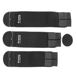 3pcs Leg Correction Belt Stretchy Shaping Straightening Legs Posture Corrector for X Type Legs O Type Legs Black L