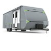 Travel Trailer RV Cover, Extra-Thick Upgraded 8 Layers for Camper