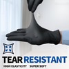 Supmedic Medical Nitrile Exam Gloves, Black 3.5 mil Powder-Free Latex-Free