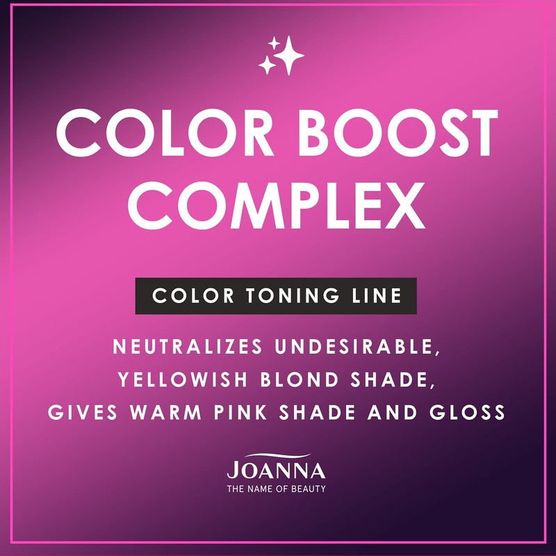 Joanna Professional Farb-Toner Tönungs-Conditioner in Rosa-Grau für das Haar -