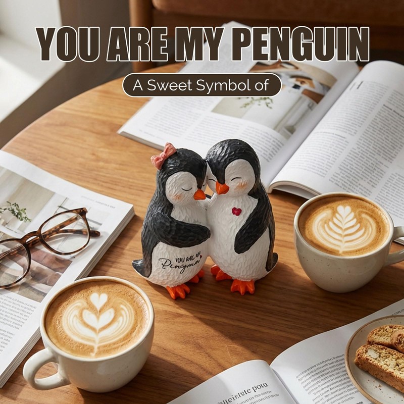 Penguin Gifts for Couple, Romantic Anniversary Wedding Gifts for Men