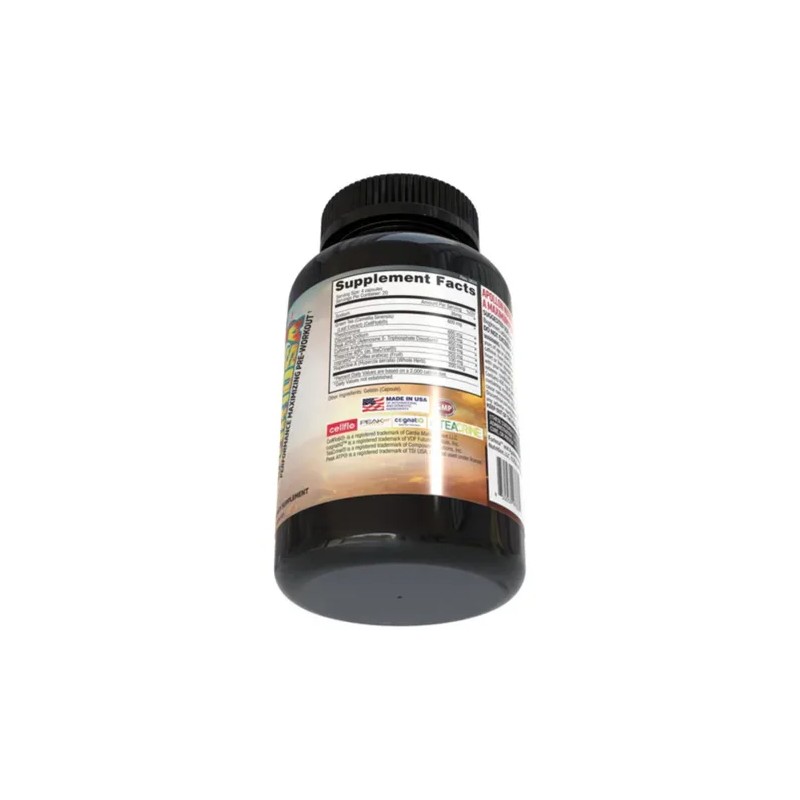 Pre Entreno Apollon Furiosa 80 Cápsulas Libre de Gluten