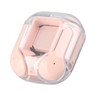 Wireless Bluetooth Earphones Noise Reduction Headphone Digital Display Rechargeable Pink