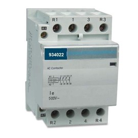 Controlsupply Contactor 2NO 2NC 4 Pole 2x2 Control 120V Coil, 50A 60Amp 40A 32Amp 30A Power Switching DIN 934022