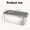 Bread Box for Homemade Bread, Time Recording Bread Storage Container