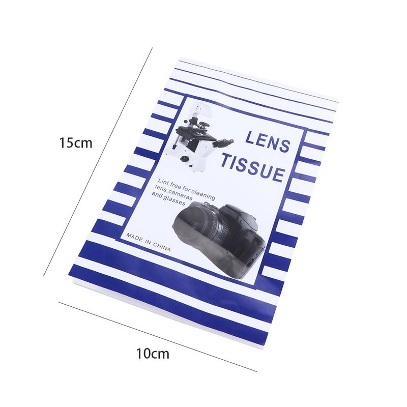 Vctitil 500 Pieces Lens Cleaning Paper Cleaning Tissues Digital Camera