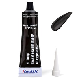 Silicone Gasket Maker Black Oil 1 Pack, High Temperature RTV Silicone Gasket Sealant 3.53 Oz, High Strength Flange Sealing for Automotive Motorbike Machine Equipment Repairing