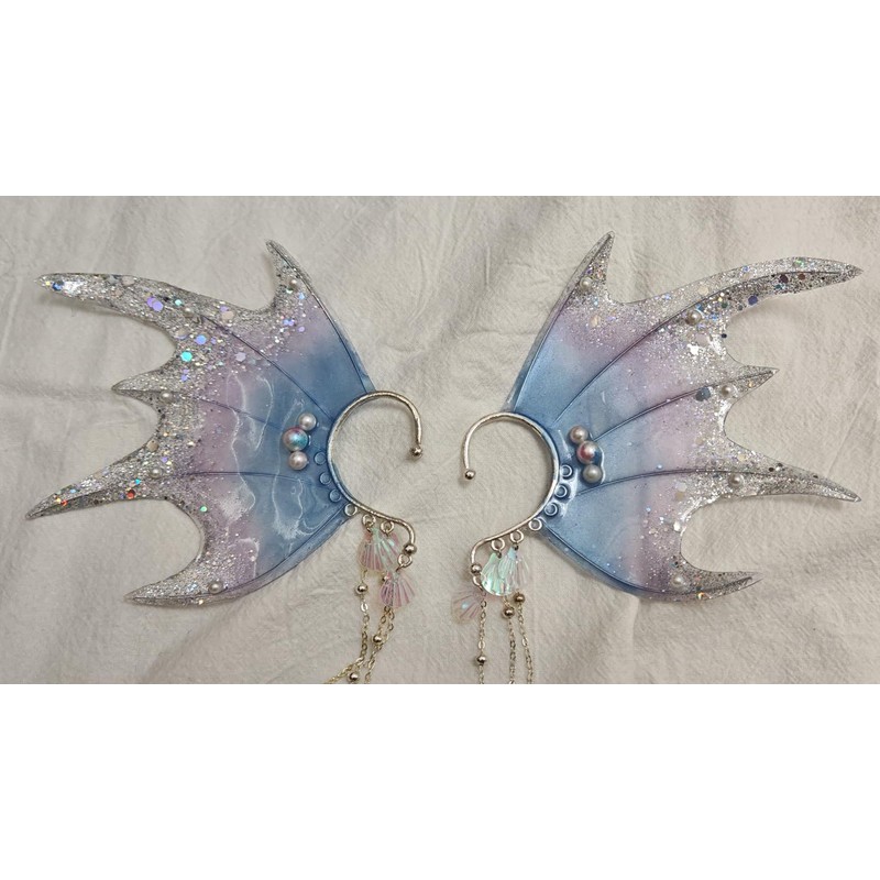 CoBtee Ear Cuffs Auricular Fins Elf Ear Cuffs Clips Earrings