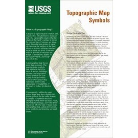 Topographic Map Symbols [Gloss Laminated]
